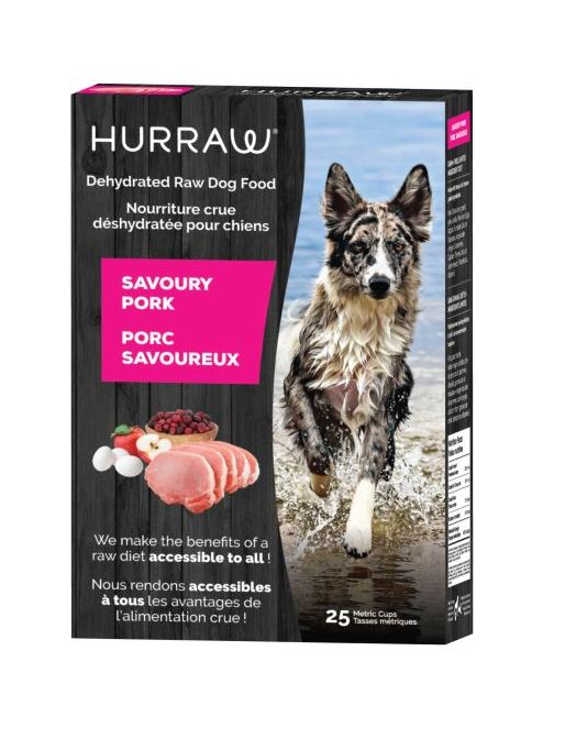 Hurraw nourriture sèche pour chiens Porc savoureux                    ** NOURRITURE SÈCHE NON VENDUE EN LIGNE **