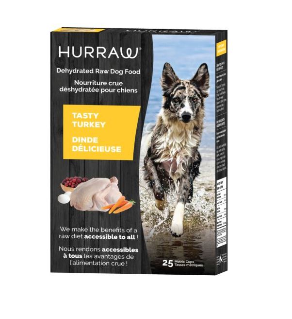 Hurraw nourriture sèche pour chiens Dinde délicieuse                 ** NOURRITURE SÈCHE NON VENDUE EN LIGNE **