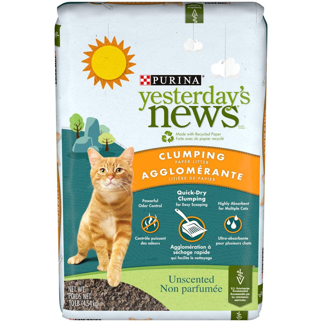 Purina litière de papier Yesterday's News 4.5 kg