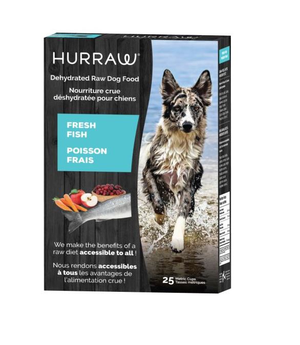 Hurraw nourriture sèche pour chiens Poisson frais                    ** NOURRITURE SÈCHE NON VENDUE EN LIGNE **