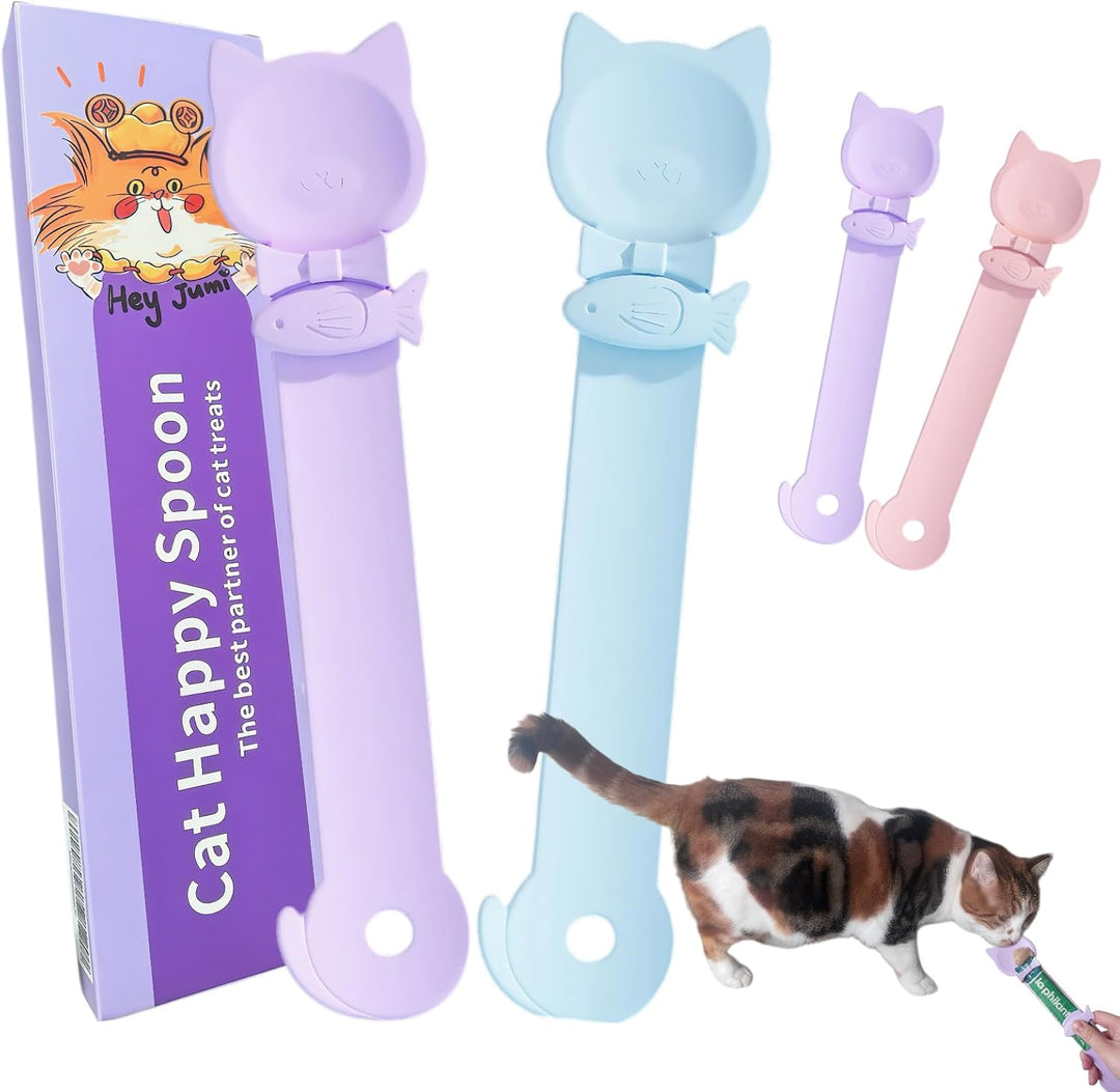 Hey Jumi distributeur de gâterie crémeuse pour chats (cuillère)
