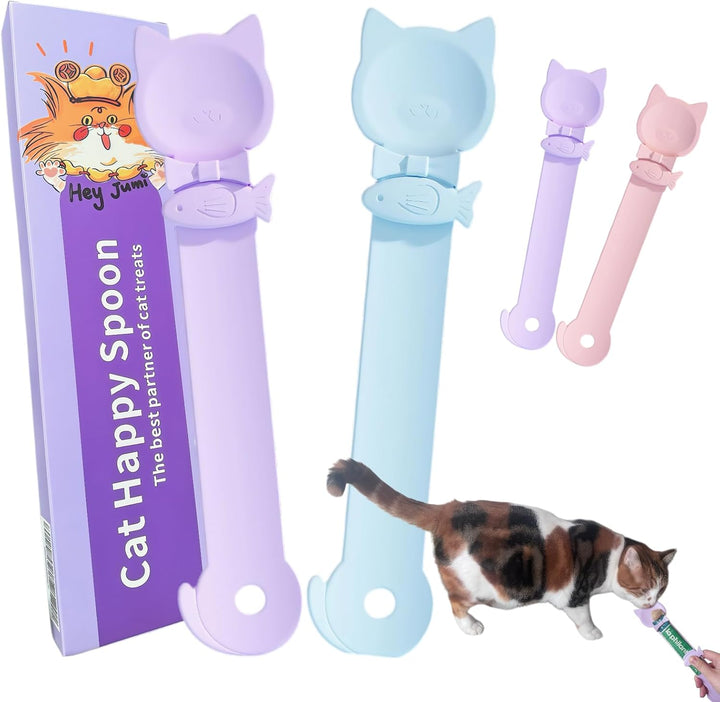 Hey Jumi distributeur de gâterie crémeuse pour chats (cuillère)