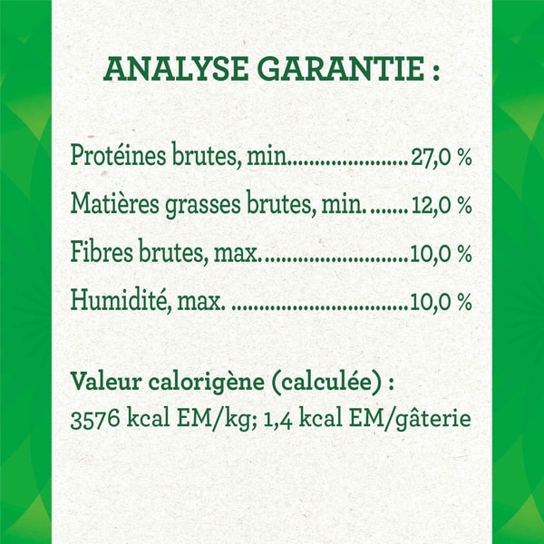 Greenies gâteries dentaires pour chat, saveur de poulet rôti 60g