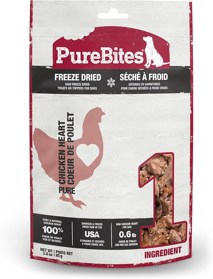 PureBites gâteries lyophilisées Coeurs de poulet