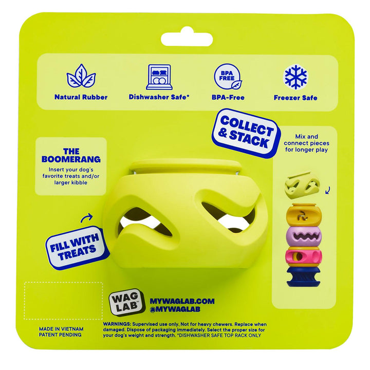 Wag Lab PlayStack jouet interactif The Boomerang