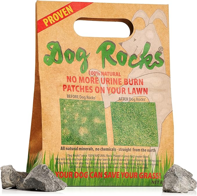 Dog Rocks roches naturelles contre les tâches jaunes