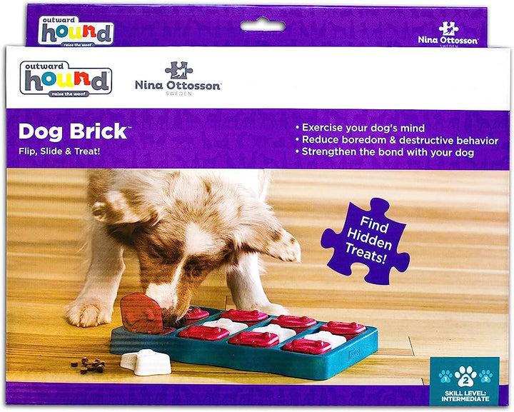 Outward Hound Nina Ottosson casse-tête interactif Dog Brick