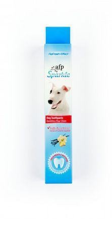 All For Paws Sparkle dentifrice pour chien aromatisé Vanille et gingembre 60g