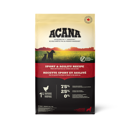 Acana Heritage nourriture sèche pour chiens Sport et Agilité 11.4 kg