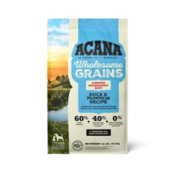 Acana Healthy Grains nourriture sèche pour chiens Ingrédients limités Canard                     *** LIVRAISON LOCALE OU RETRAIT MAGASIN SEULEMENT ***