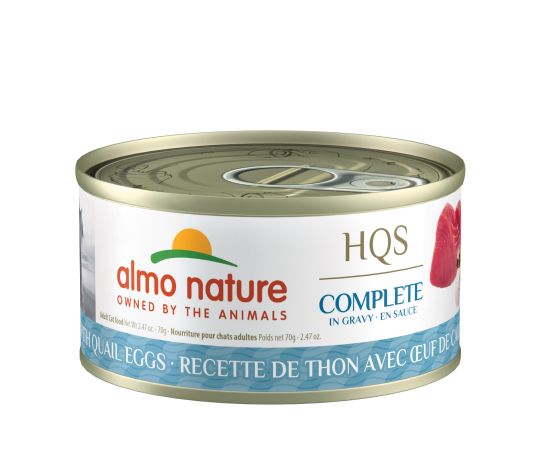 Almo Nature nourriture humide pour chats HQS Complete Thon et Oeuf de Caille 70g