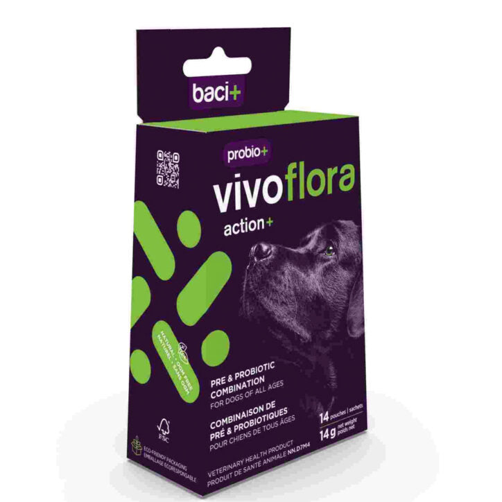 Baci+ supplément digestif prébiotiques et probiotiques Probio+ VivoFlora 14g