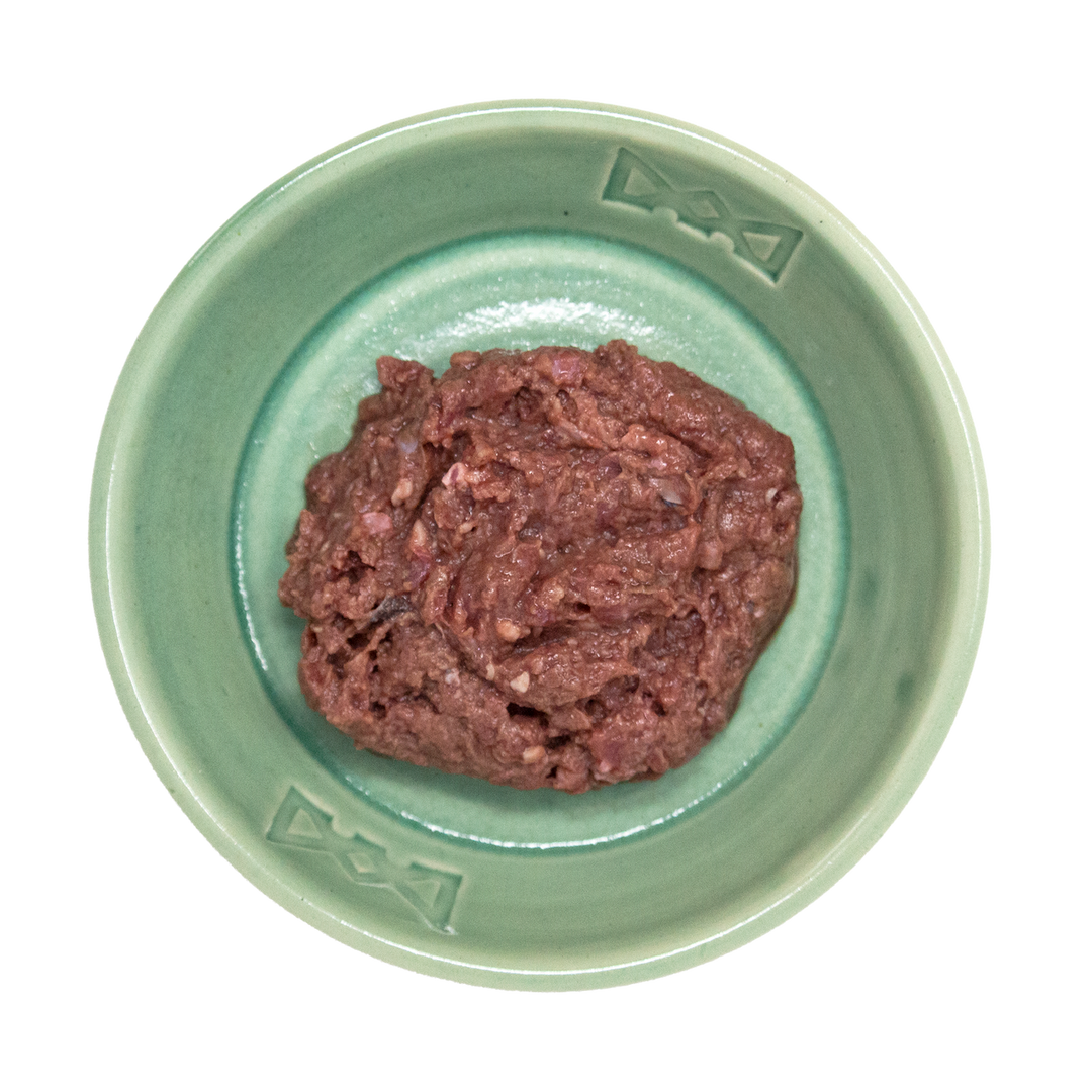 BCR Big Country Raw nourriture crue pour chats Fare Game Poulet, Saumon et Boeuf 2 lb