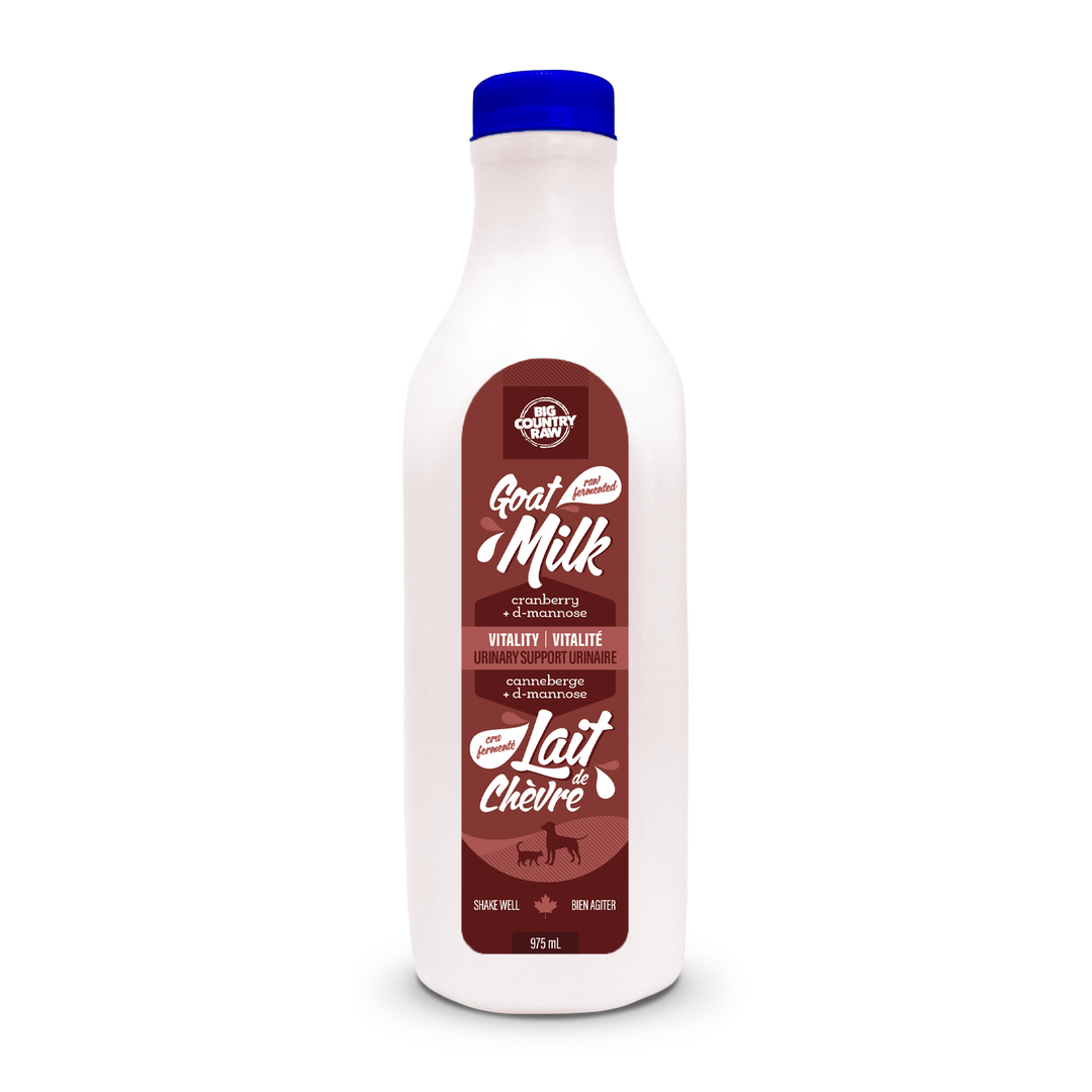 BCR Big Country Raw lait de chèvre cru Vitalité 975 ml