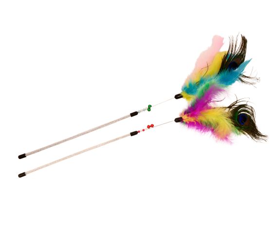 Büd'z jouet pour chats Plumeau Multicolore
