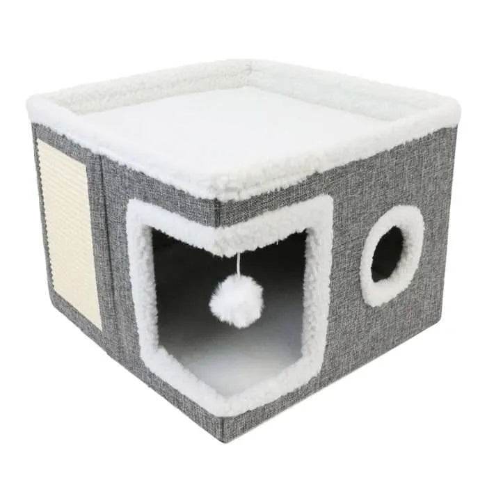 Brookbrand Pets maison et lit pour chat Bunk Bed Cat Cave