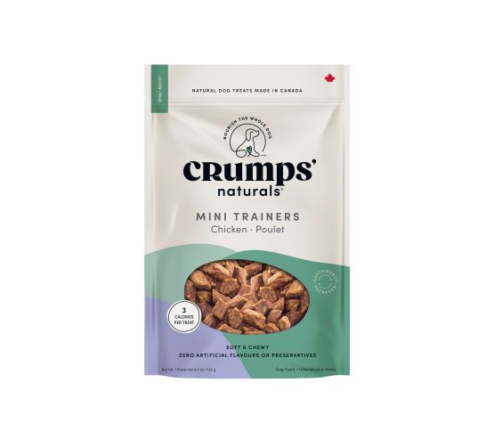 Crumps' Naturals gâteries semi-humides Poulet Mini Trainers 132g