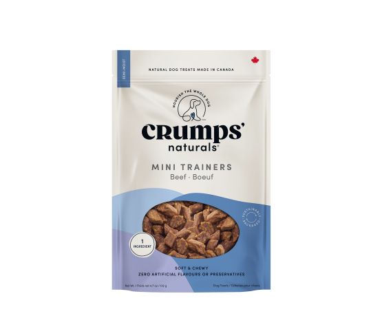 Crumps' Naturals gâteries semi-humides Boeuf Mini Trainers 132g