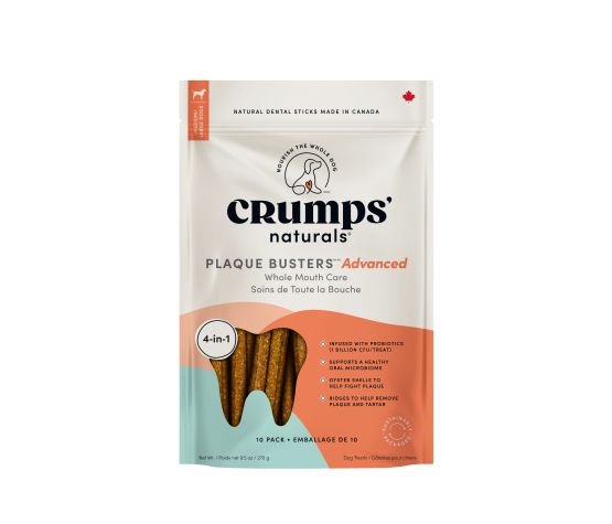 Crumps' Naturals gâterie dentaire Plaque Busters Advanced soins de toute la bouche 7''