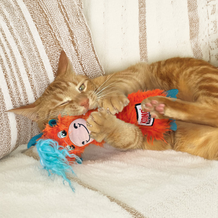 Kong Kickeroo jouet pour chats Vache Highland