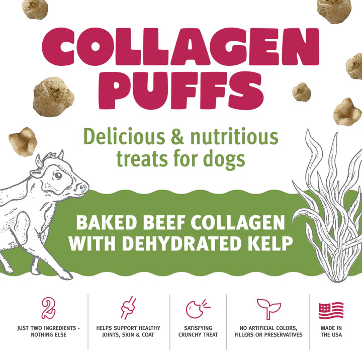 Icelandic+ gâteries soufflées de collagène avec varech Collagen Puffs 71g