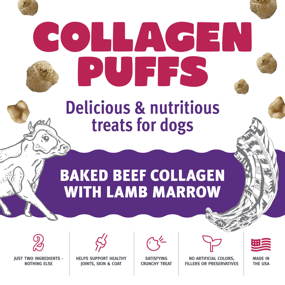 Icelandic+ gâteries soufflées au collagène avec moelle d'agneau Collagen Puffs 71g