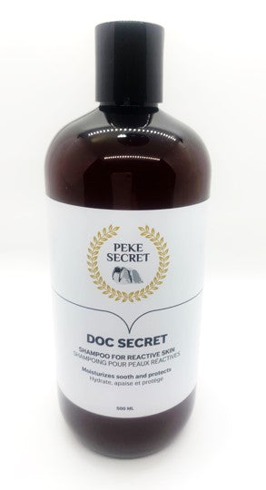 Peke Secret shampoing pour chats et chiens Doc Secret 250 ml