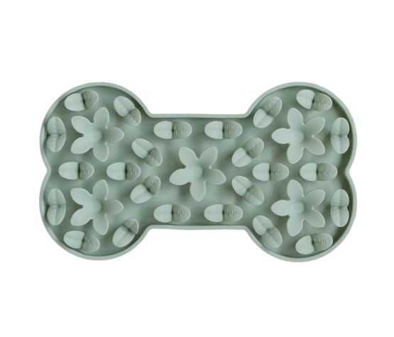 Dexypaws tapis de léchage Os Cache-cache