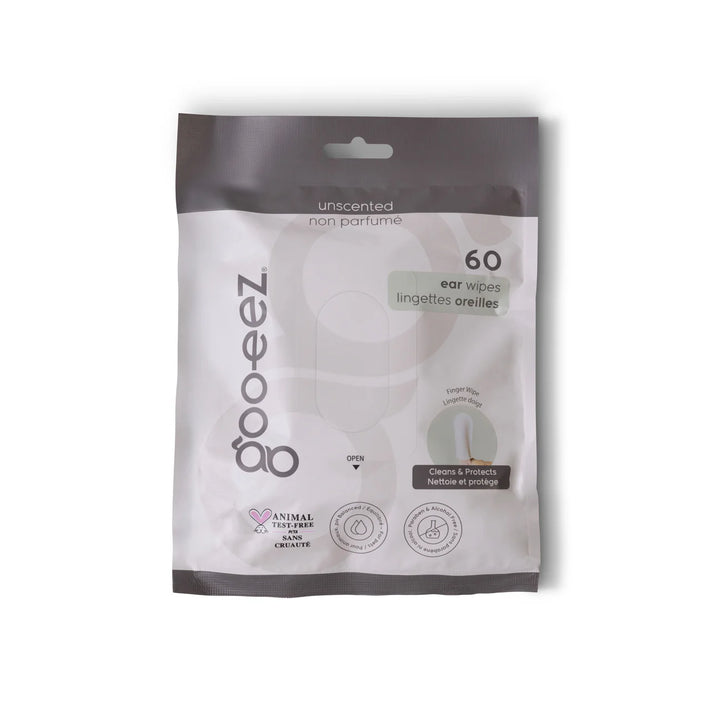 Goo-Eez lingettes nettoyantes pour les oreilles 60 unités