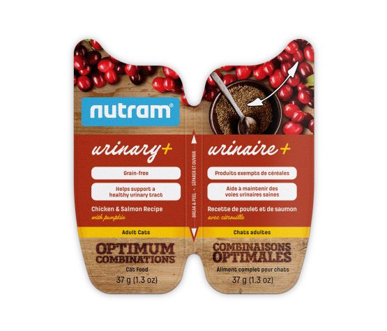 Nutram nourriture humide pour chats Combinaisons Optimales Urinaire+ 74g