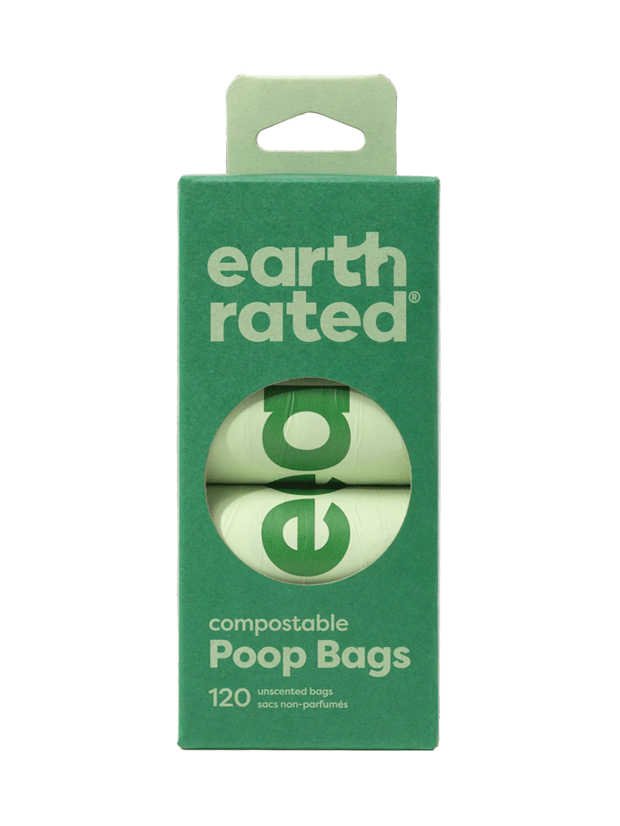 Earth Rated rouleaux de sacs à cacas compostables
