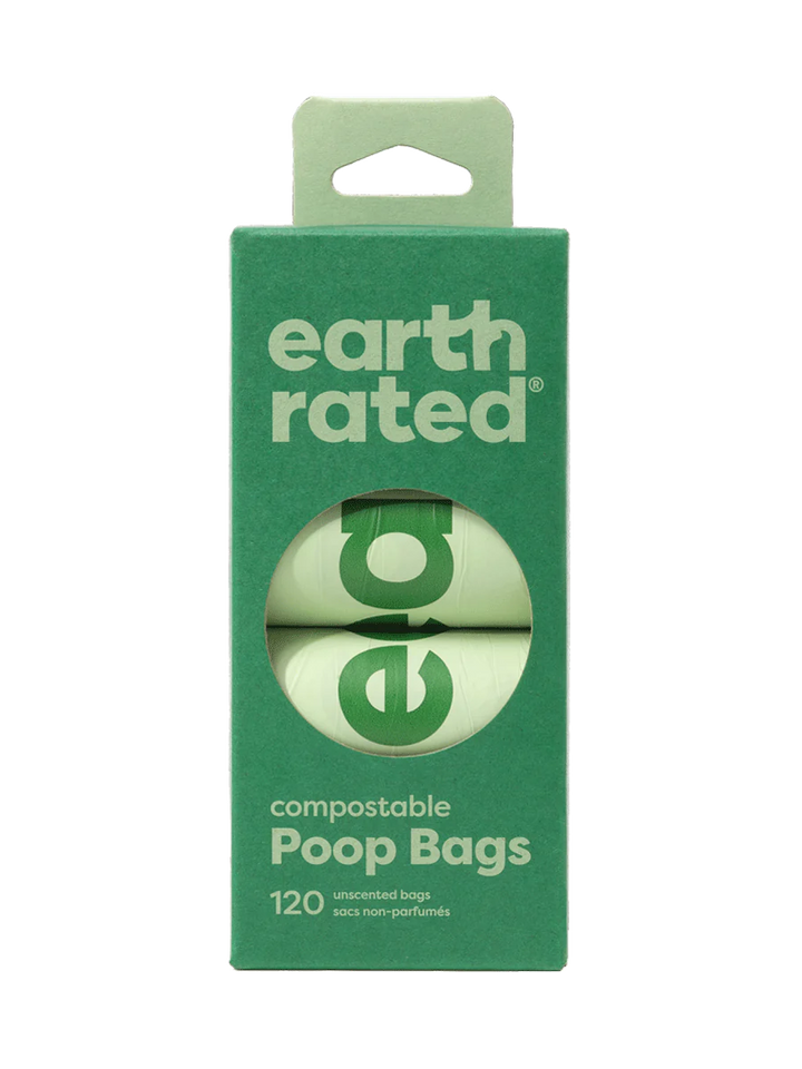 Earth Rated rouleaux de sacs à cacas compostables