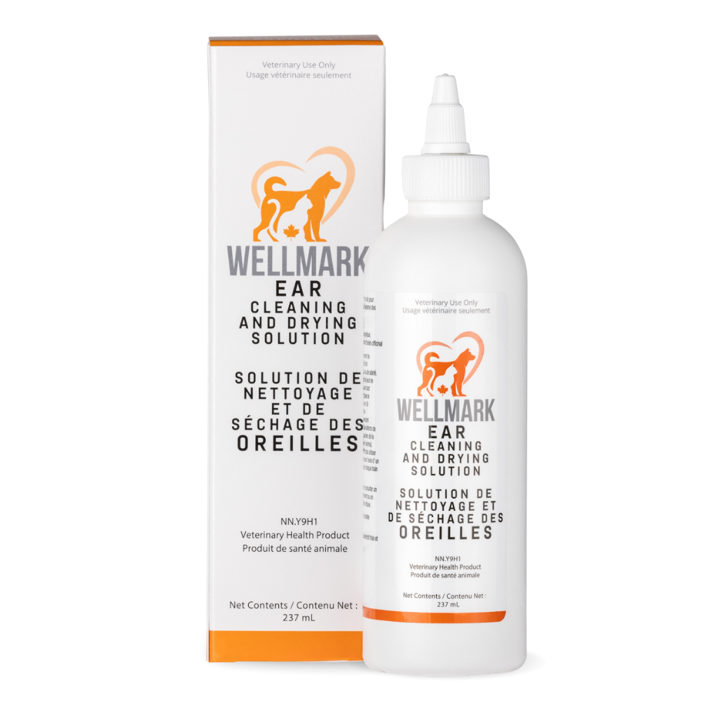 Wellmark solution de nettoyage et de séchage des oreilles 237 ml