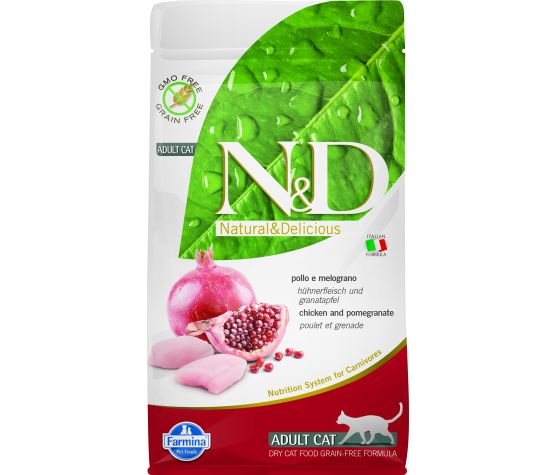 Farmina N&D Prime nourriture sèche pour chats adultes Poulet et Grenade 5 kg             *** NOURRITURE SÈCHE NON VENDUE EN LIGNE ***