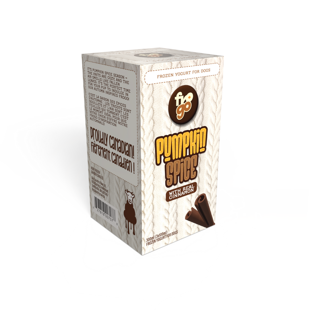 BCR Big Country Raw yogourt glacé Frozen Goat Pumpkin Spice 300 ml