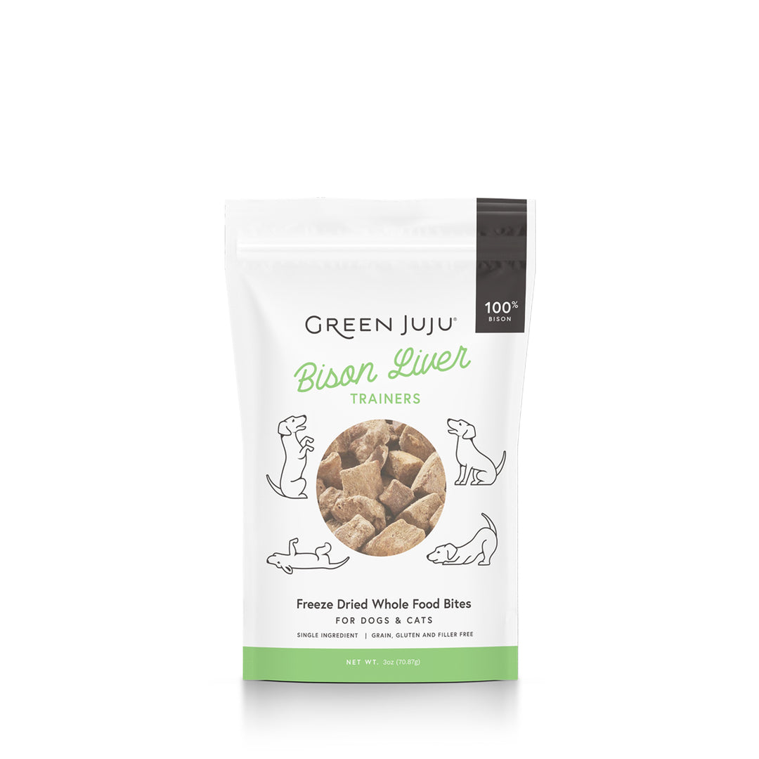 Green Juju gâterie lyophilisée Foie de Bison 85g