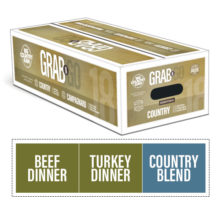 BCR Big Country Raw nourriture crue pour chiens Grab N Go Campagnard (Country)