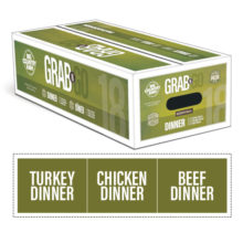 BCR Big Country Raw nourriture crue pour chiens Grab N Go Dîner (Dinner)