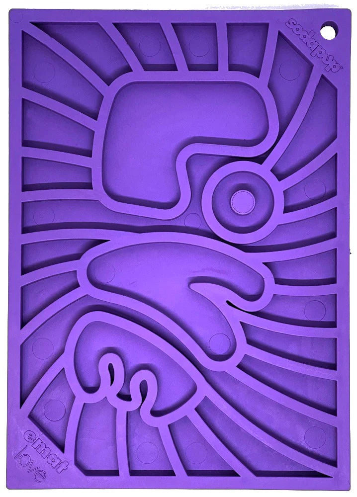 SodaPup tapis à lécher Groovy Love