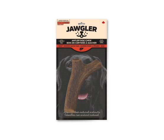 Jawgler bois de cervidé entier à saveur de jambon fumé à l'érable