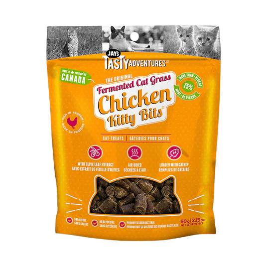 Jay's Tasty Adventures gâterie pour chats Kitty Bits Poulet 60g