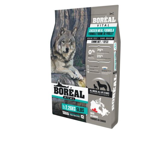 Boréal Vital nourriture sèche pour chiens Poulet sans grains 11.33 kg                          ** NOURRITURE SÈCHE NON VENDUE EN LIGNE **