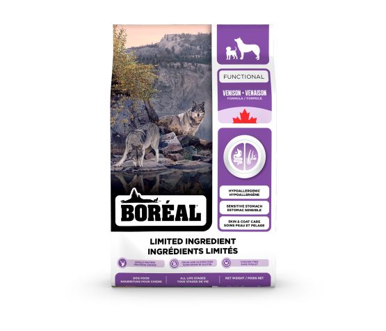 Boréal Functional nourriture sèche pour chiens Ingrédients limités Cerf             ** NOURRITURE SÈCHE NON VENDUE EN LIGNE **