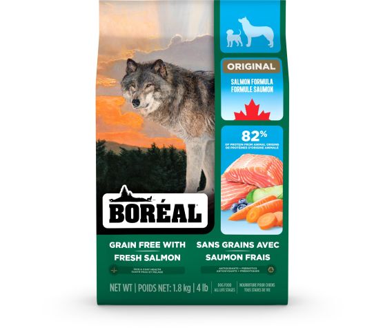 Boréal Original nourriture sèche pour chiens Saumon sans grains                    ** NOURRITURE SÈCHE NON VENDUE EN LIGNE **
