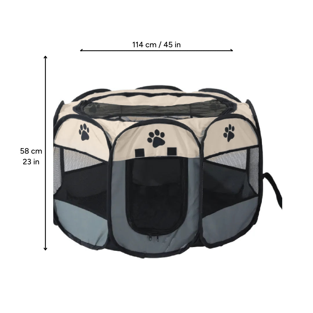 Brookbrand Pets enclos pliable en tissu