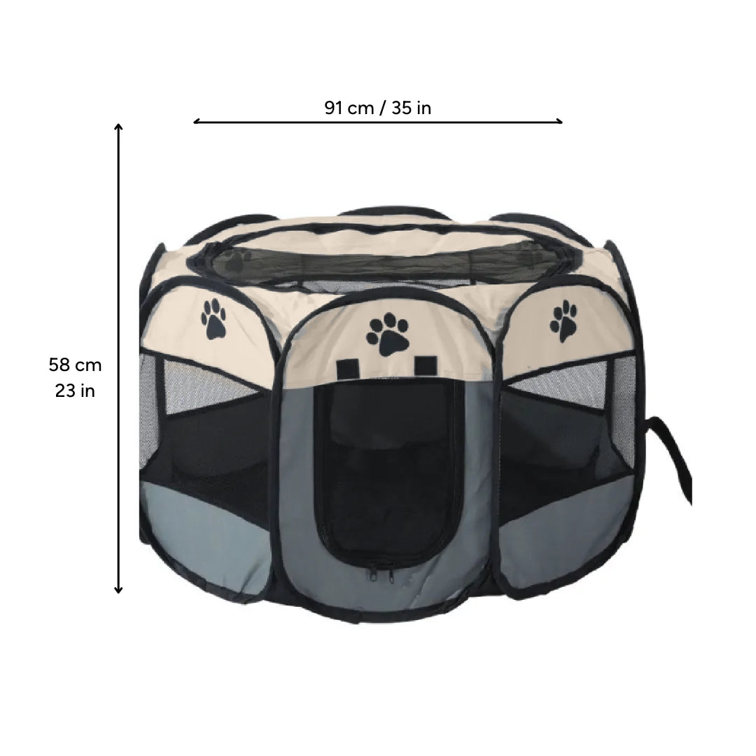 Brookbrand Pets enclos pliable en tissu