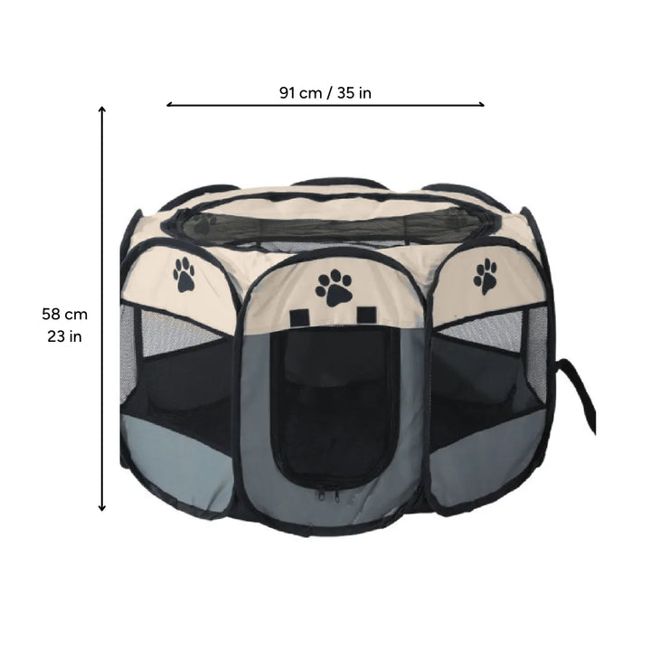 Brookbrand Pets enclos pliable en tissu