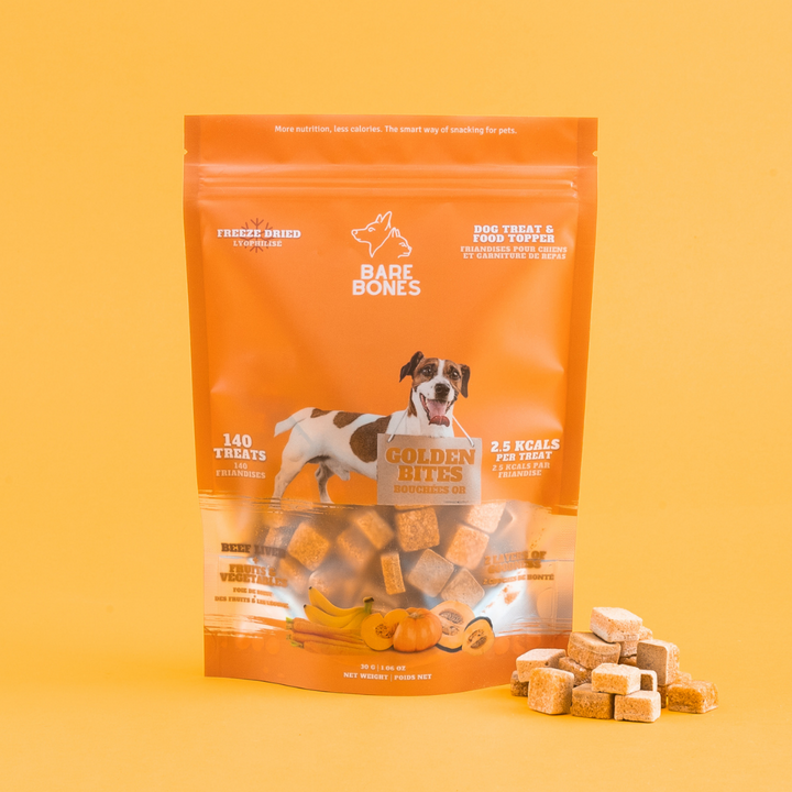 BareBones gâterie lyophilisée pour chiens Bouchées dorées 35g