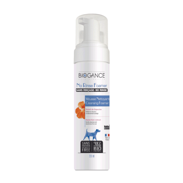 Biogance shampoing mousse sans rinçage 200 ml