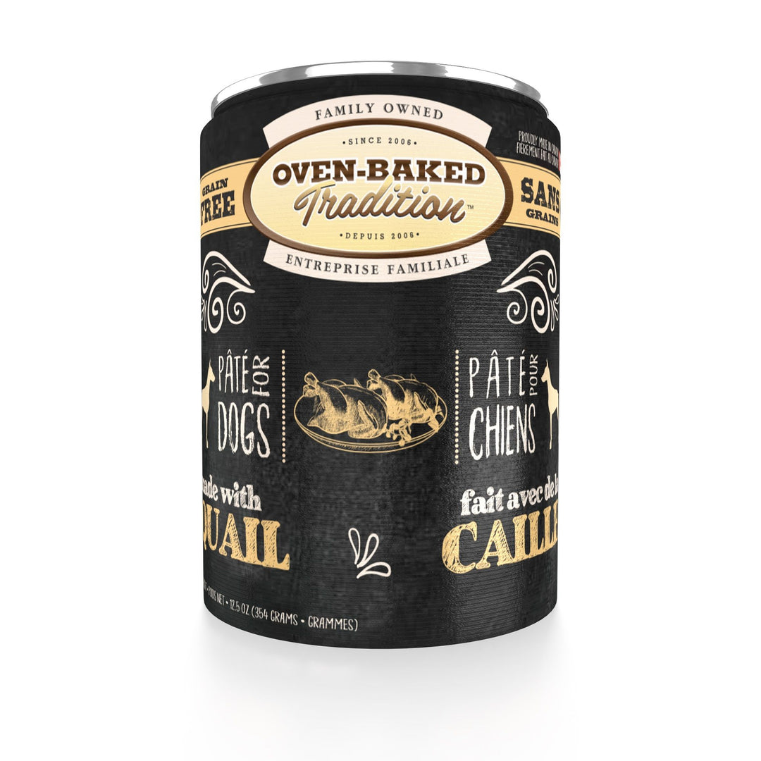 Oven-Baked Tradition nourriture humide pour chiens Pâté de caille 340g